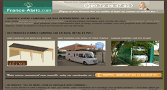Desktop Screenshot of abris-camping-car.com